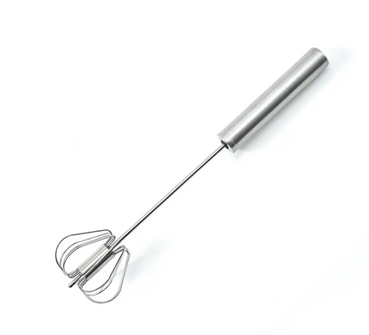 Stainless Steel Semi-Automatic Egg Beater Kitchen Tool